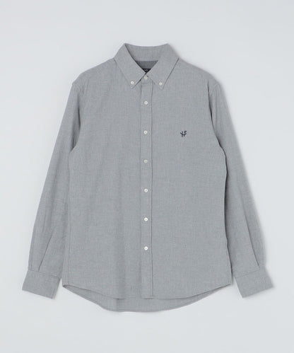 【WEB限定】SHIPS: MADE IN JAPAN ワンポイントロゴ 微起毛 ボタンダウンシャツ
