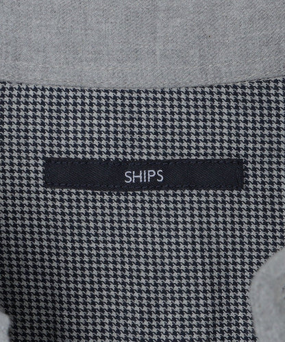 【WEB限定】SHIPS: MADE IN JAPAN ワンポイントロゴ 微起毛 ボタンダウンシャツ