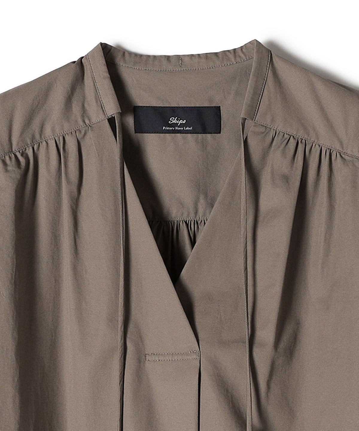 SHIPS Primary Navy Label:〈手洗い可能〉カフタン ワンピース