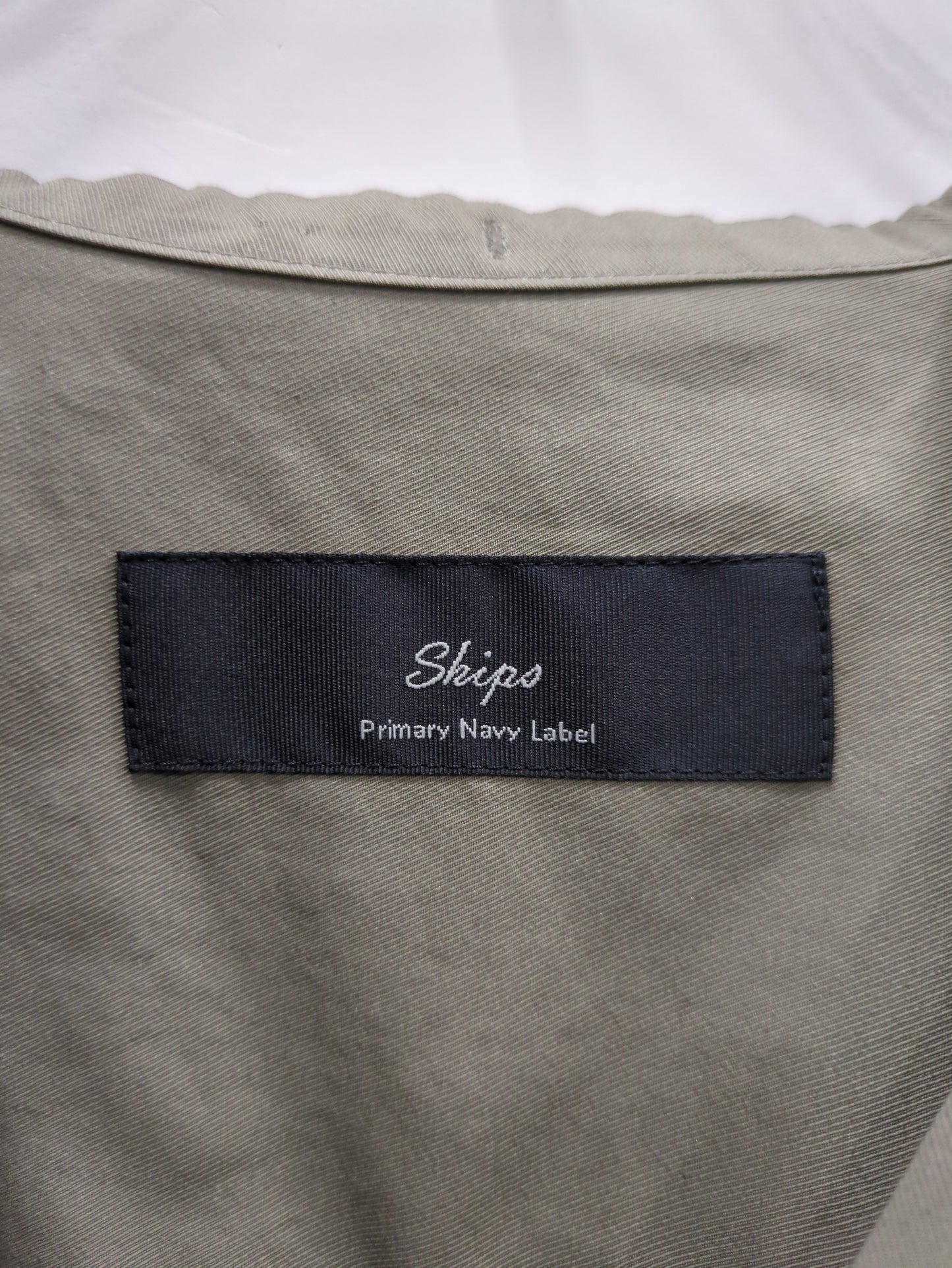 SHIPS Primary Navy Label:〈手洗い可能〉カフタン ワンピース