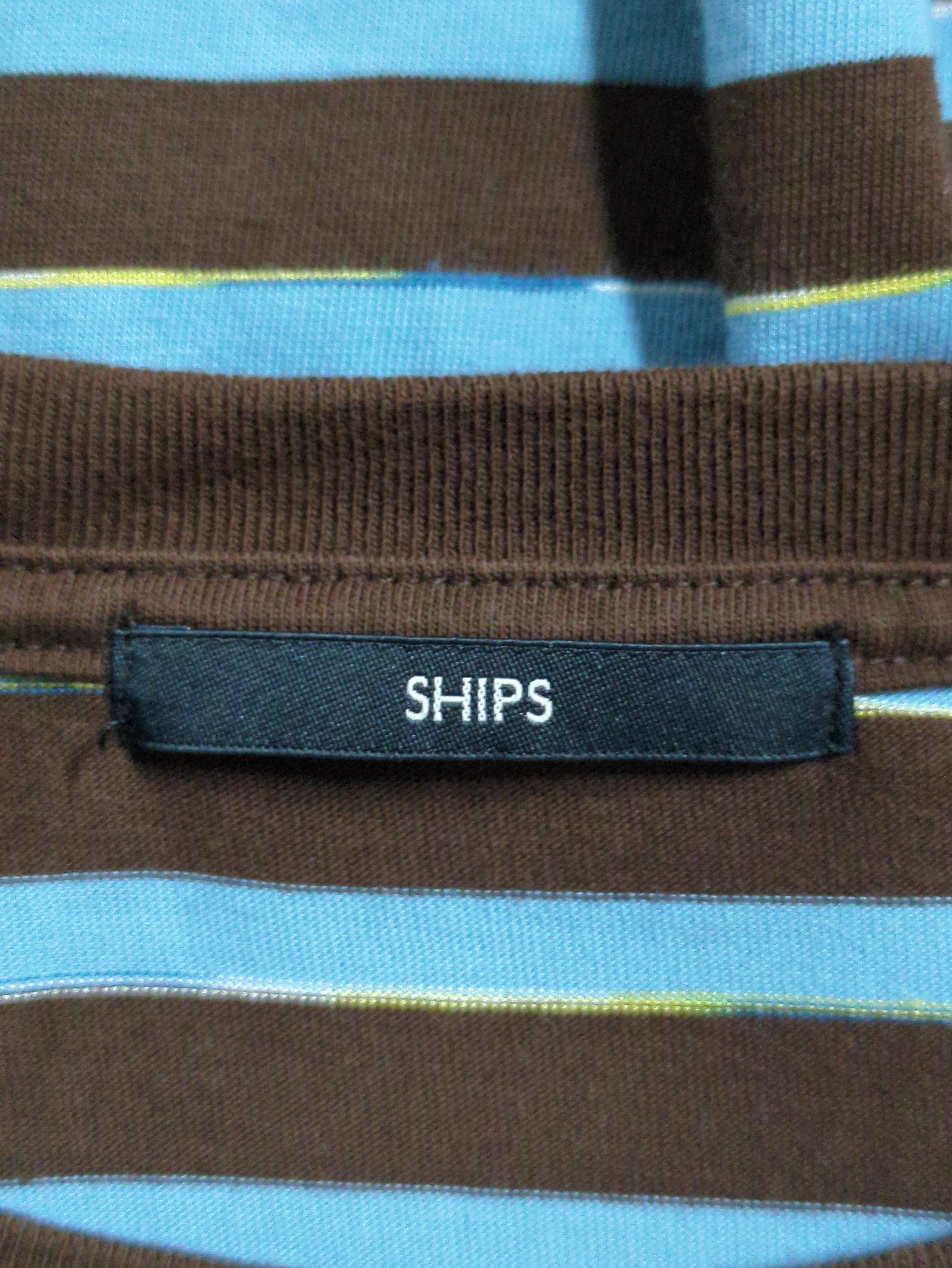 SHIPS: カスリ マルチ ボーダー Tシャツ