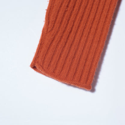 ウールリブロングワンピース