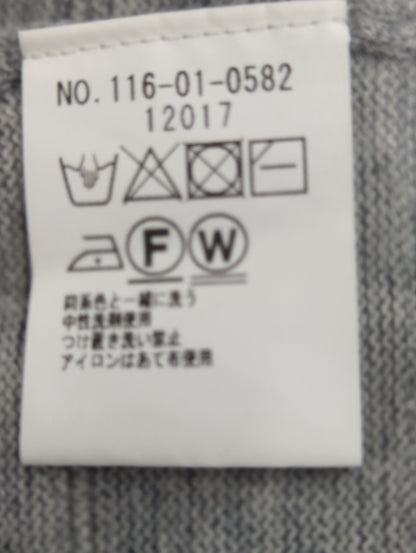 SU: リネン タックボーダー 半袖ニット Tシャツ