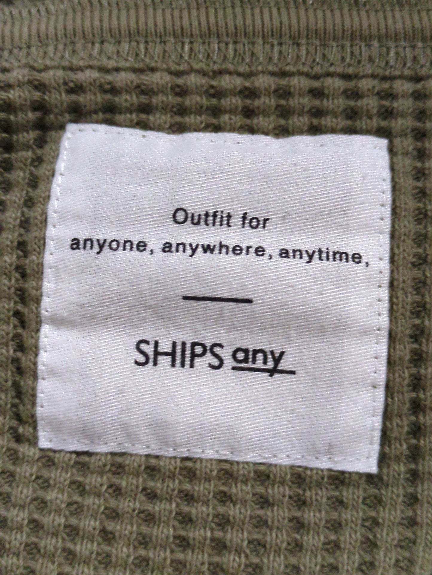 SHIPS any:〈ウォッシャブル〉ワッフル Vネック カーディガン