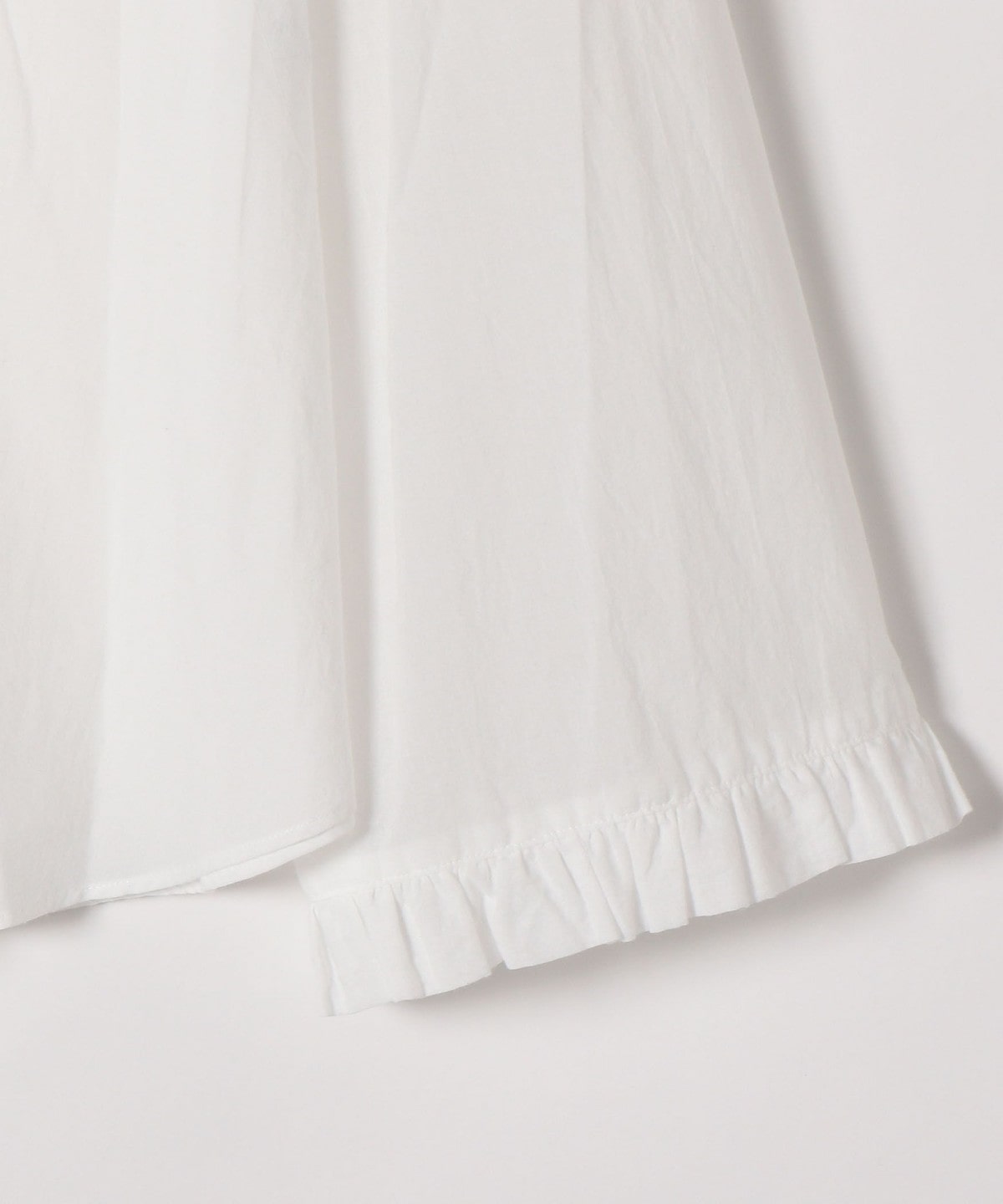 SHIPS any: フリル スタンドカラー ブラウス〈ウォッシャブル〉