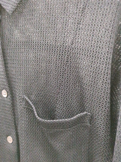 〈手洗い可能〉メッシュ オーバー シャツ