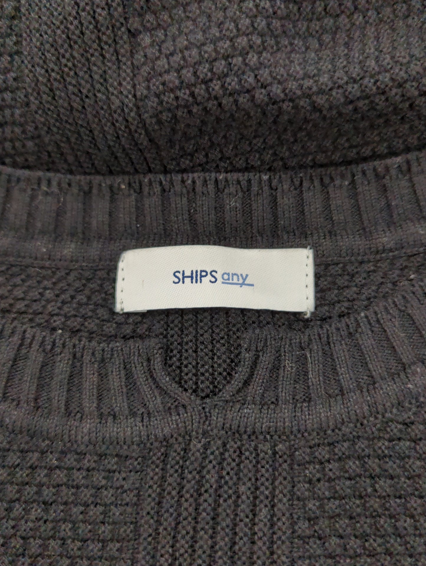 SHIPS any: フレーム ニット ロングフレアワンピース