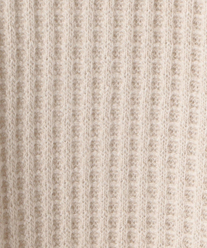 SHIPS: ワッフル モックネック プルオーバー