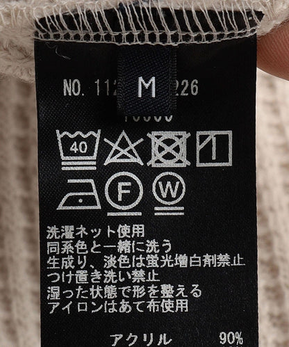 SHIPS: ワッフル モックネック プルオーバー