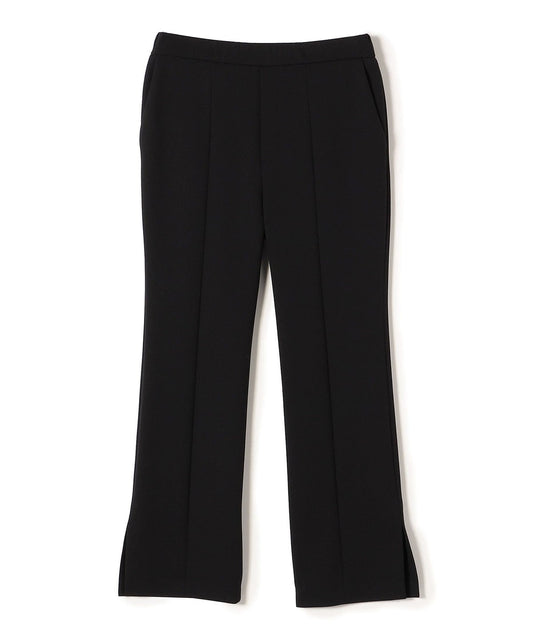 〈手洗い可能〉ストレッチサイドスリットフレアパンツ