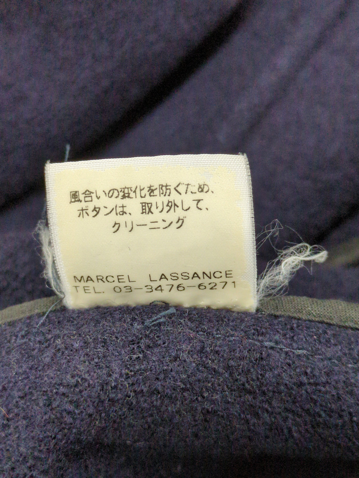 MARCEL LASSANCE:コート