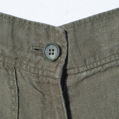 【WEB限定】〈手洗い可能〉リネンキャンバスポケットパンツ
