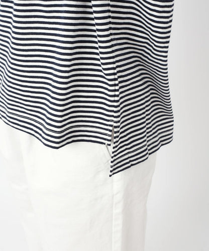 【UVカット】liflattie ships:ボーダーショートスリーブTEE