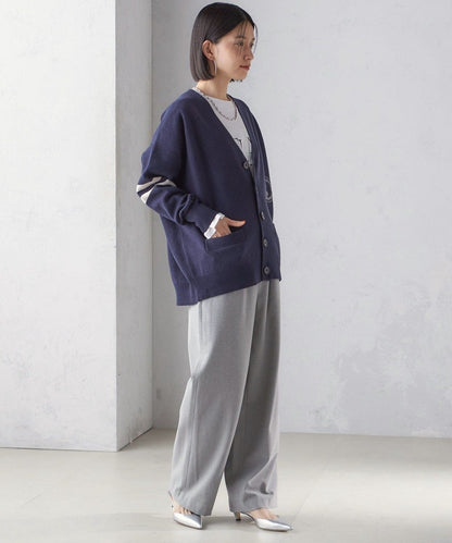 〈手洗い可能〉両面起毛 ドロスト パンツ