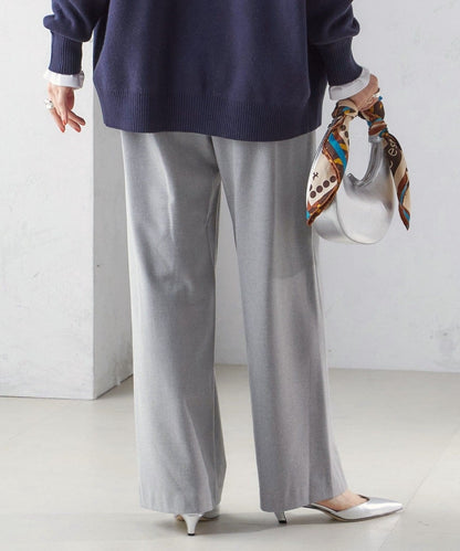 〈手洗い可能〉両面起毛 ドロスト パンツ