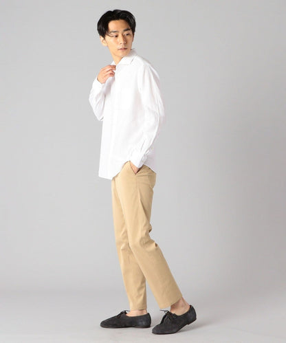 SHIPS: <ストレッチ> セミワイドカラー レノクロス シャツ