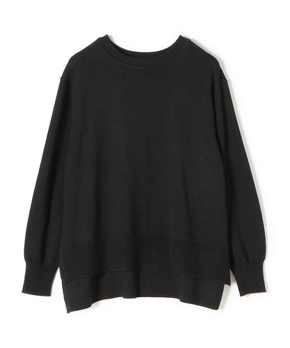 〈手洗い可能〉ウォッシャブルクルーネックニット