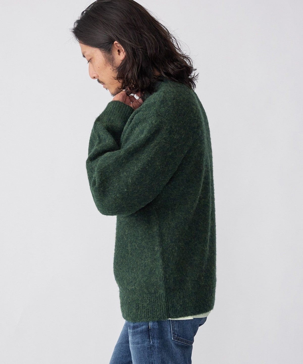 SHIPS:〈シェットランドタイプ〉ウール シャギードッグ ニット (セーター) 23FW