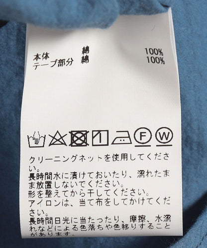 ESLOW:〈手洗い可能〉ドロストリング シャツ