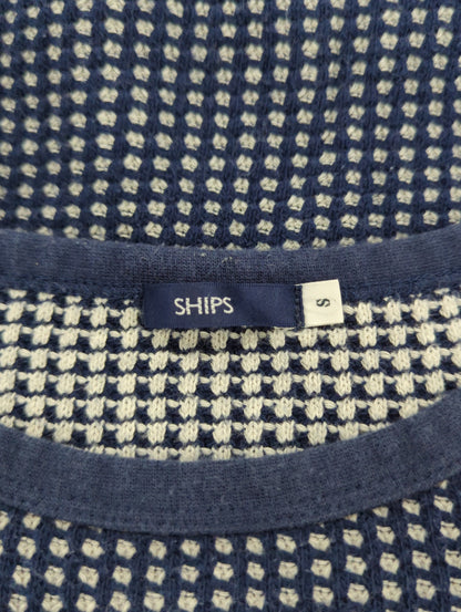 SHIPS KIDS:145〜160cm / ポコポコ ワッフル 長袖 カットソー