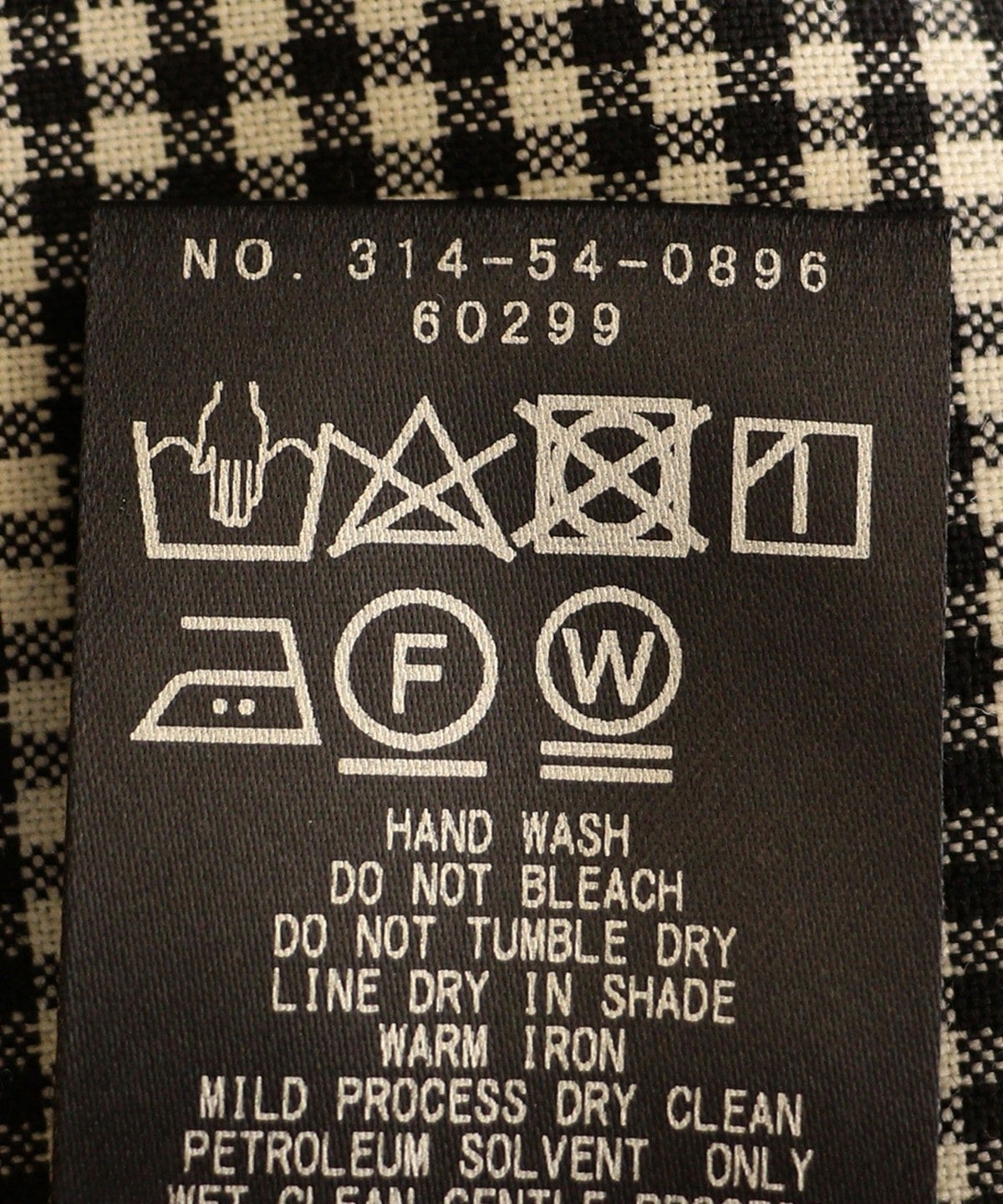 PrimaryNavyLabel:ウールギンガムチェックシャツワンピース