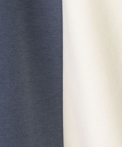 SHIPS: パネル アシンメトリー ポンチ ロングスリーブ カットソー (ロンT) 21SS