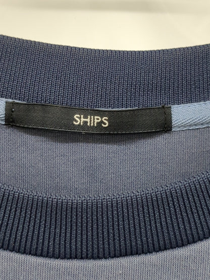 SHIPS: パネル アシンメトリー ポンチ ロングスリーブ カットソー (ロンT) 21SS