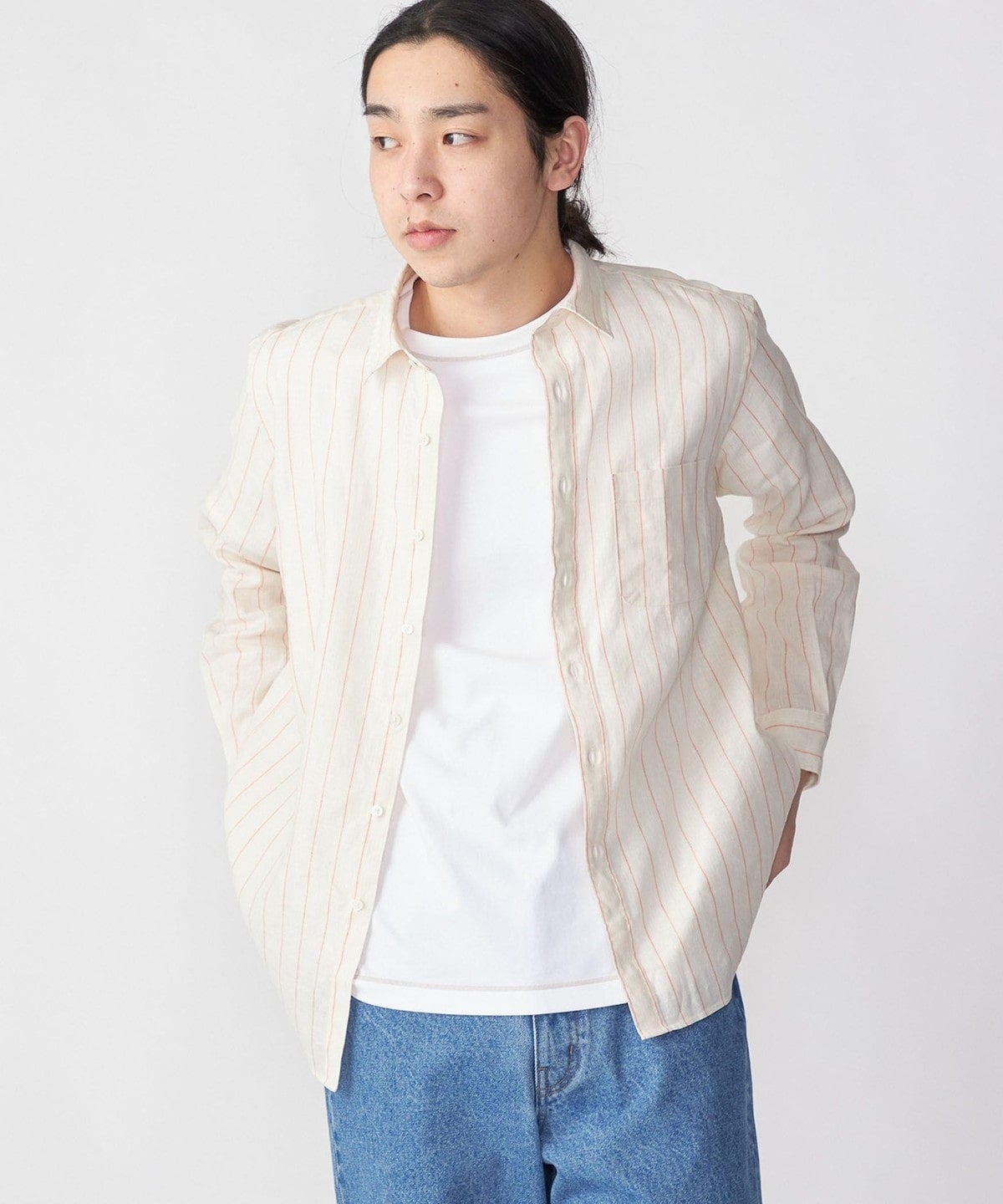 SHIPS: SOLOTEX(R) リネン レギュラーカラー シャツ