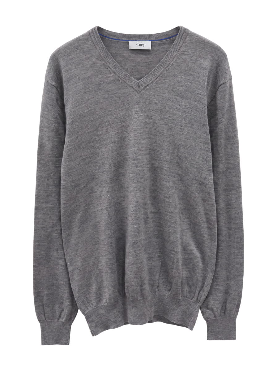 SHIPS:16G MERINO V/N L/S