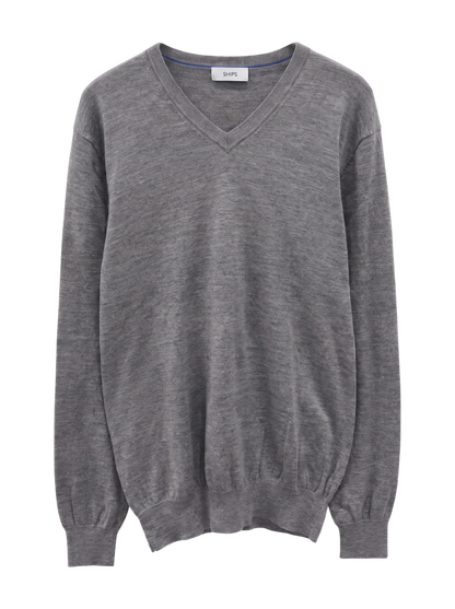 SHIPS:16G MERINO V/N L/S