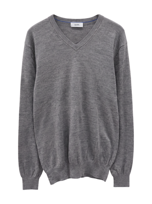 SHIPS:16G MERINO V/N L/S