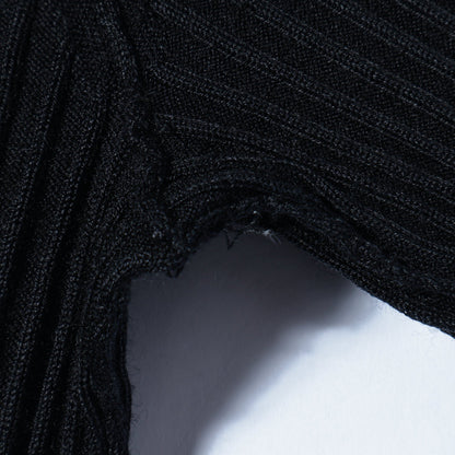SHIPS Primary Navy Label:シルクカシミヤタートルネック