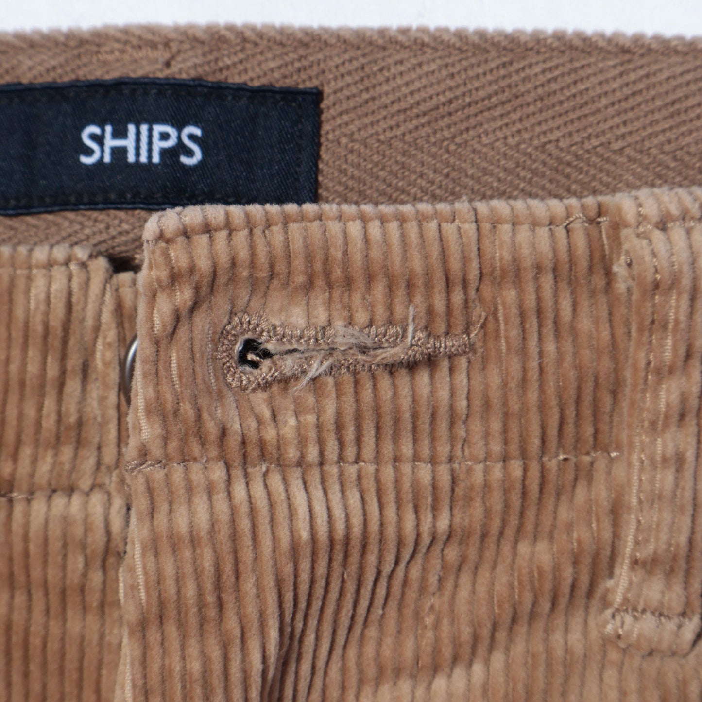 SHIPS:〈抗菌加工〉MADE IN JAPAN コーデュロイ テーパード チノパンツ