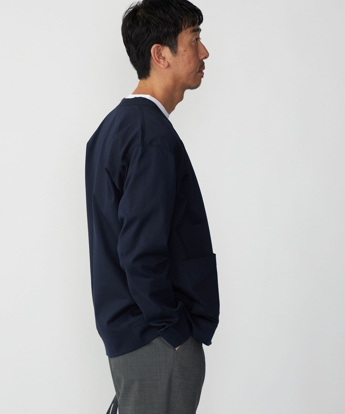 SHIPS:32ゲージ ハイゲージ ライト カーディガン