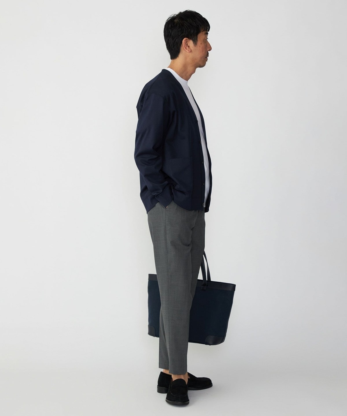 SHIPS:32ゲージ ハイゲージ ライト カーディガン