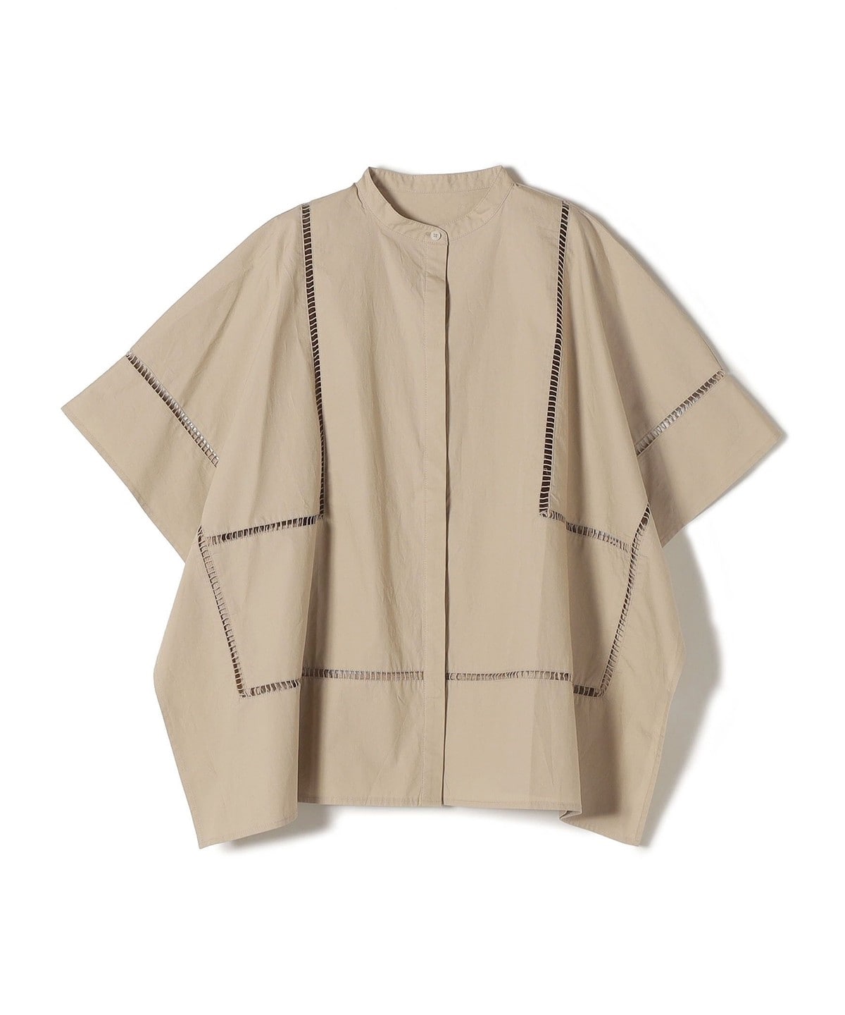 【SHIPS別注】BENCH MARKING SHIRT:〈洗濯機可能〉ハシゴレースシャツ