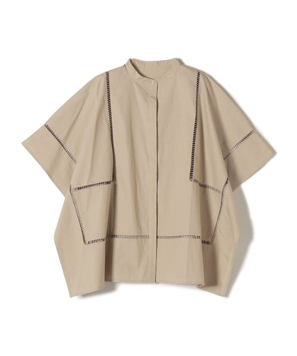 【SHIPS別注】BENCH MARKING SHIRT:〈洗濯機可能〉ハシゴレースシャツ