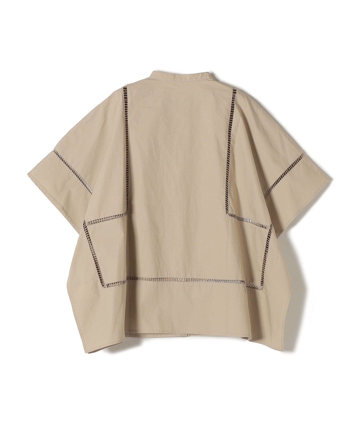 【SHIPS別注】BENCH MARKING SHIRT:〈洗濯機可能〉ハシゴレースシャツ
