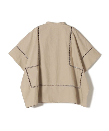 【SHIPS別注】BENCH MARKING SHIRT:〈洗濯機可能〉ハシゴレースシャツ