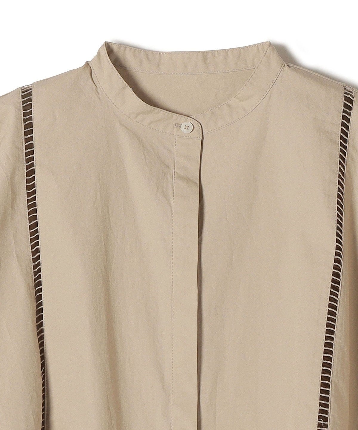 【SHIPS別注】BENCH MARKING SHIRT:〈洗濯機可能〉ハシゴレースシャツ