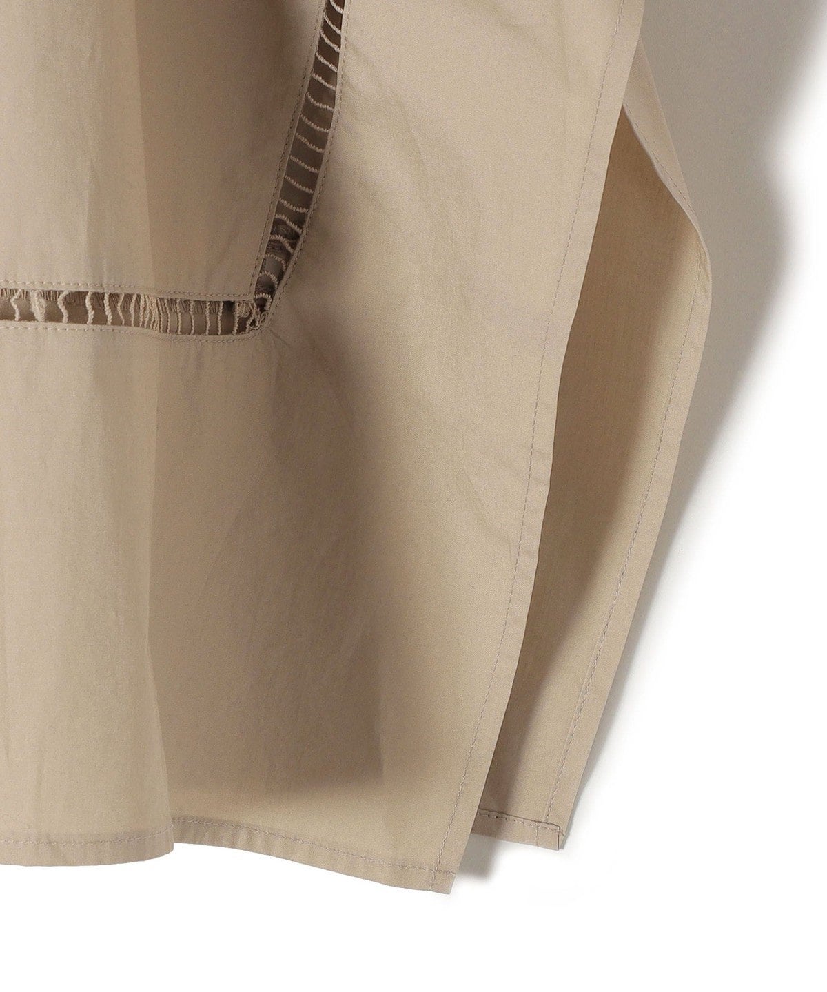 【SHIPS別注】BENCH MARKING SHIRT:〈洗濯機可能〉ハシゴレースシャツ