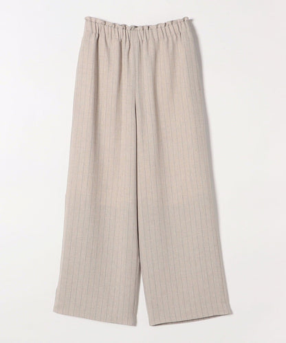 quaranciel:〈洗濯可能〉ストライプ イージー ワイド パンツ（セットアップ対応）