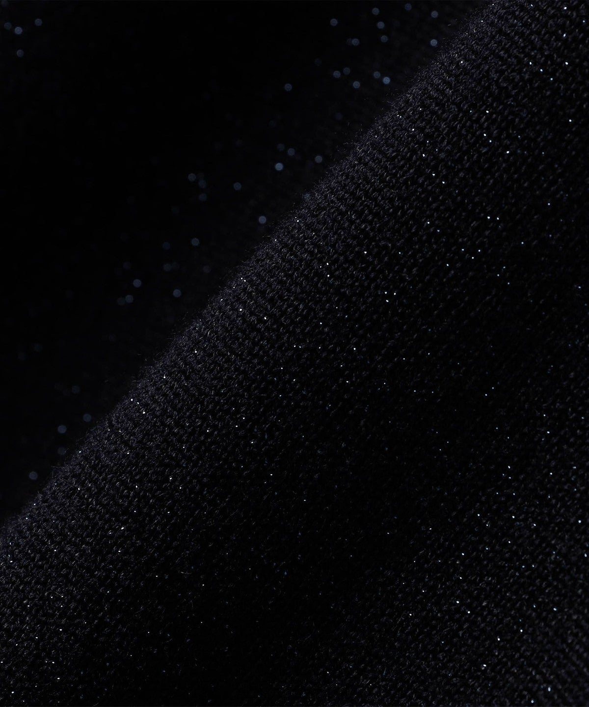 SHIPS Primary Navy Label:〈手洗い可能〉VICTORIA ラメ クルーネック