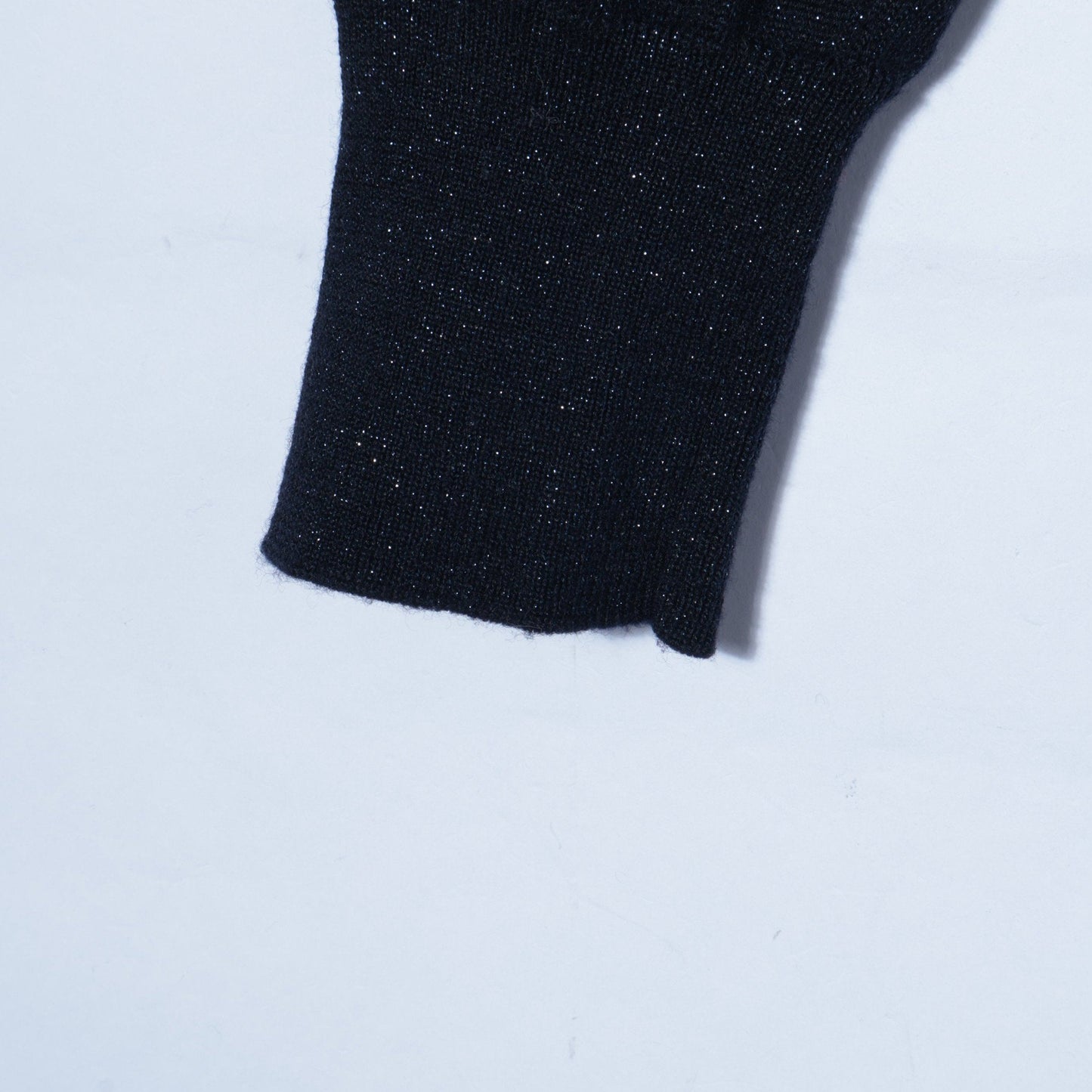 SHIPS Primary Navy Label:〈手洗い可能〉VICTORIA ラメ クルーネック