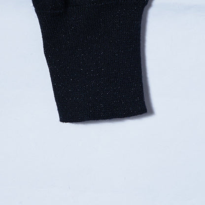 SHIPS Primary Navy Label:〈手洗い可能〉VICTORIA ラメ クルーネック