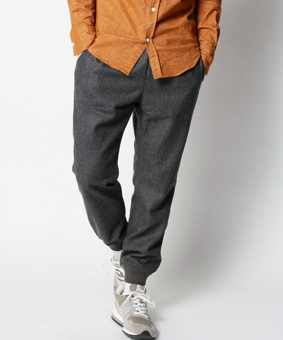 SHIPS JET BLUE(シップス ジェットブルー): T/W リブパンツ15FW