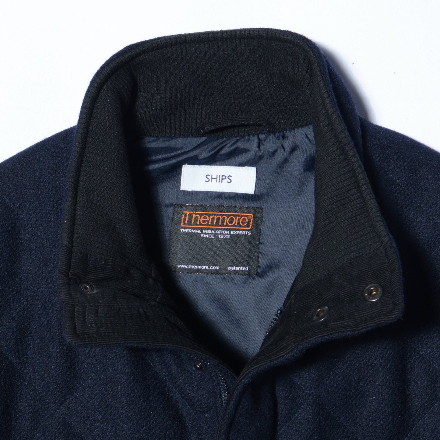 SHIPS:WOOL QUILT STAND BLOUSON