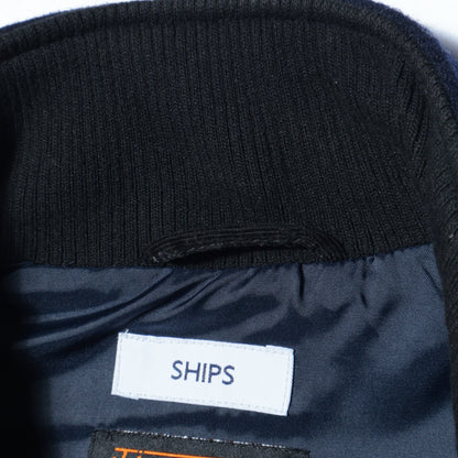 SHIPS:WOOL QUILT STAND BLOUSON