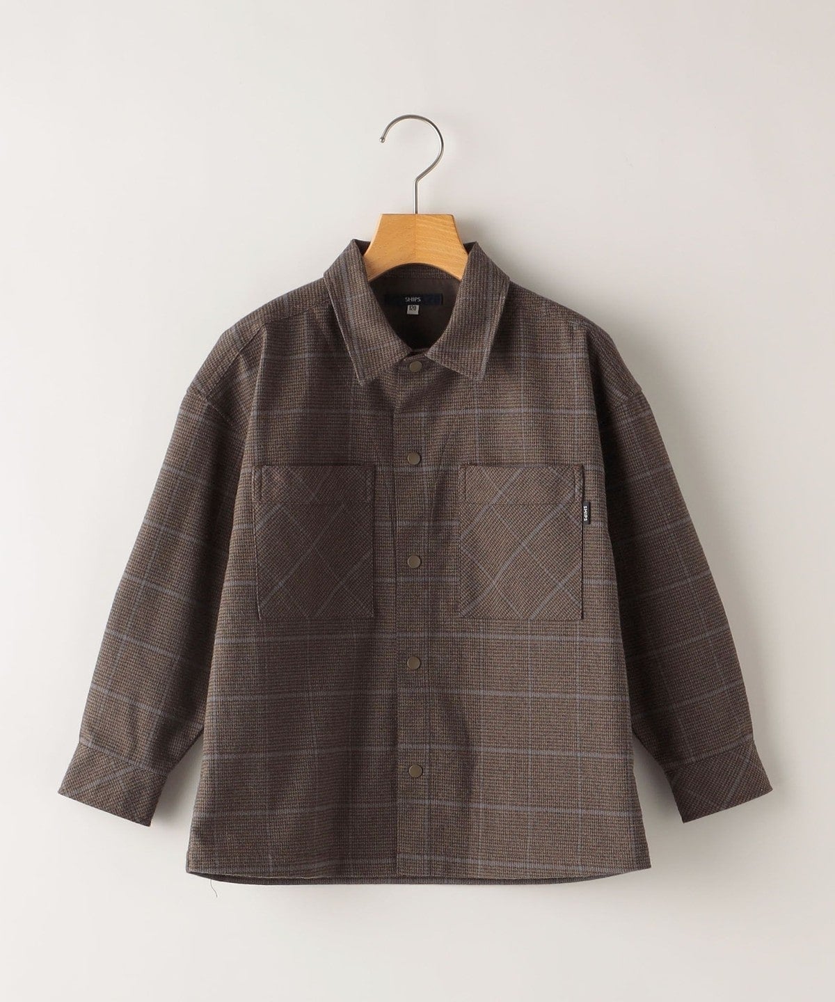 SHIPS KIDS:100〜130cm / チェック シャツ アウター