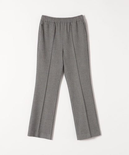 SHIPS any:〈ウォッシャブル〉ピンタック セミフレア イージー チェック フルレングス パンツ